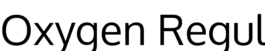 Oxygen Regular Font Download Free
